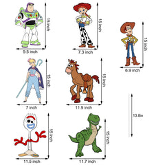 qitindasen Toy Inspired Story yard sign colorful designs brighten outdoor party decor.