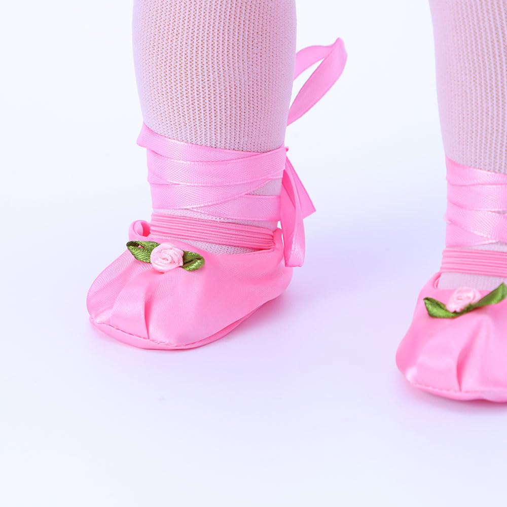 Qitzix ballet slippers provide final touch for pretend dance routines.