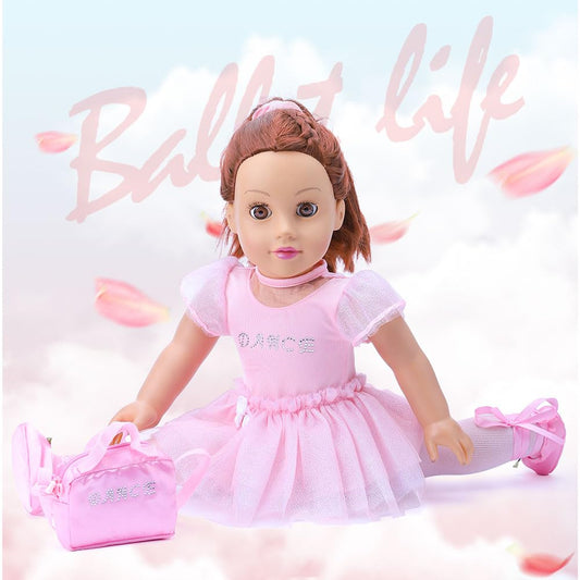 Qitzix tutu for 18-inch dolls enhances imaginative dress-up and twirl-worthy moments.