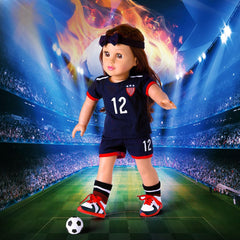Qitzix doll navy shorts offer comfortable fit and team style