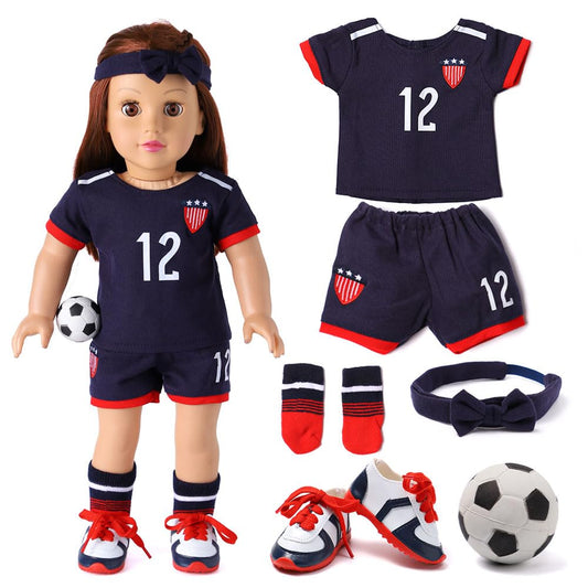 Qitzix 18-inch Team USA soccer shirt enhances authentic play