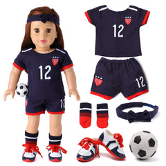 Qitzix 18-inch Team USA soccer shirt enhances authentic play