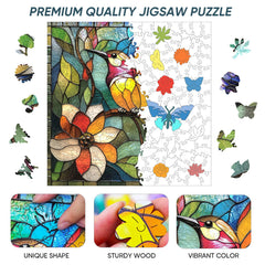 Qiuenisray completed puzzle hung as wall decor in living room