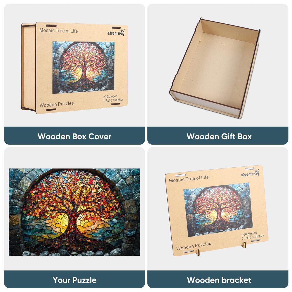 Qiuenisray eco friendly natural wood materials for puzzles