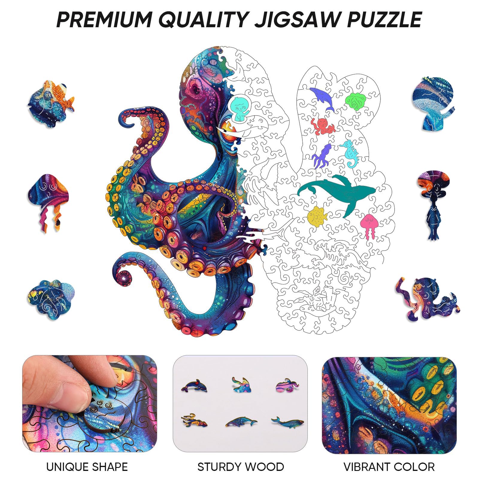 Qiuenisray laser-cut precision puzzle for seamless fits