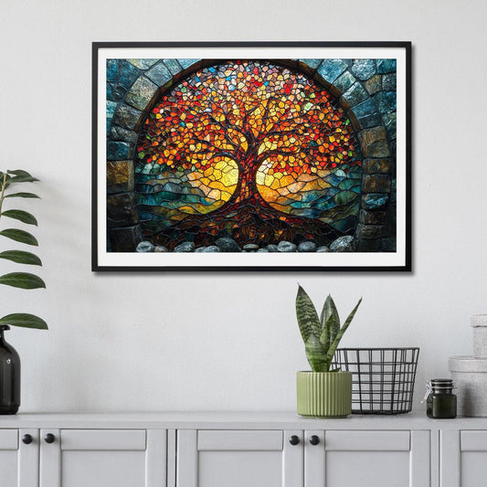 Qiuenisray wooden puzzle Tree of Life laser cut precision for seamless fit