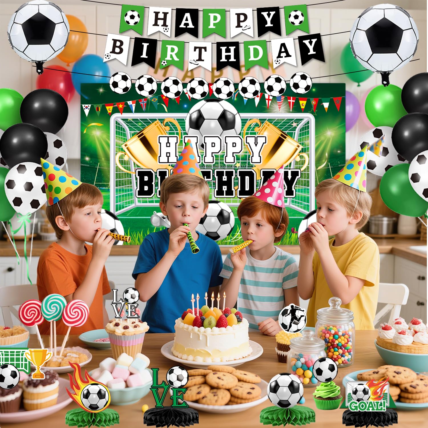 QIYANPAX 10 inch balloons set brings color and cheer