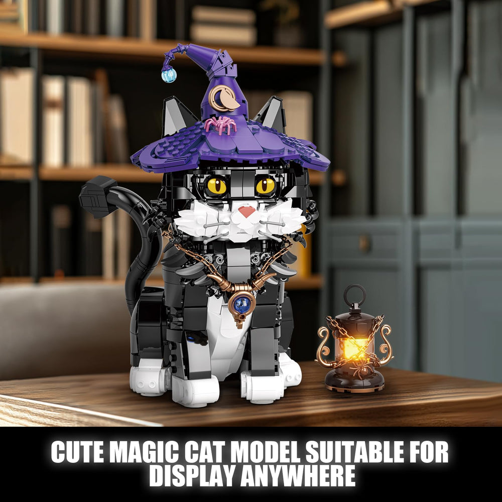 QJYAMK Ideas Magic Cat 1128-piece build encourages focus and patience.