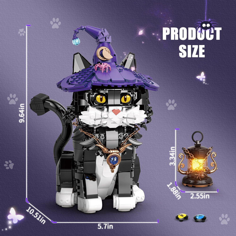 QJYAMK Ideas Magic Cat complete model on display provides charm.