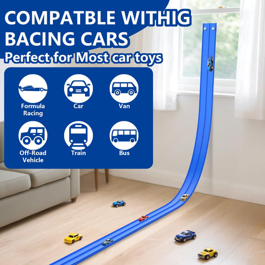 QLANGGO suction cups securing the track to a table for versatile layouts