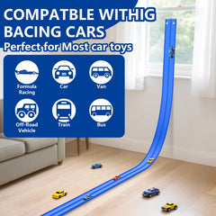 QLANGGO suction cups securing the track to a table for versatile layouts