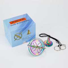 QLKUNLA Gyroscope Toy gift packaging, presentable and ready to wow.