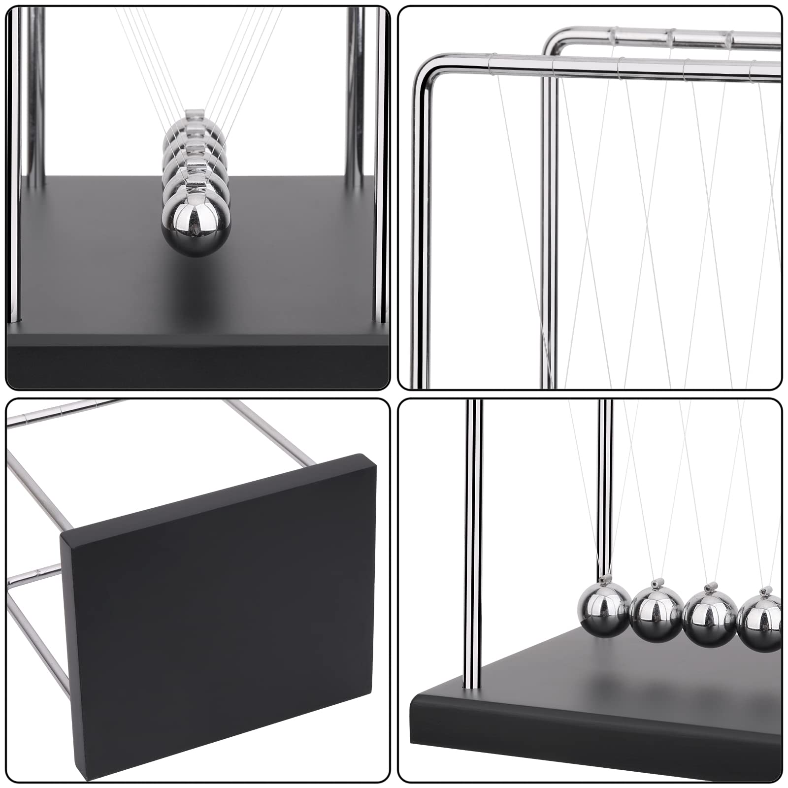 QLKUNLA Newtons Cradle classroom demo of momentum and energy