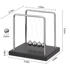 QLKUNLA Newtons Cradle pendulum motion shown from the side for learning physics