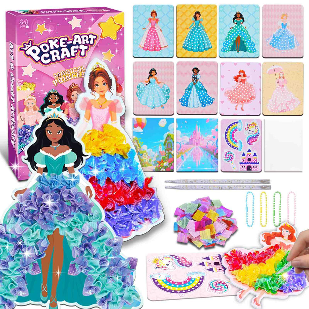 QLKYTALA Poke Fun Pad for mess-free princess crafting.