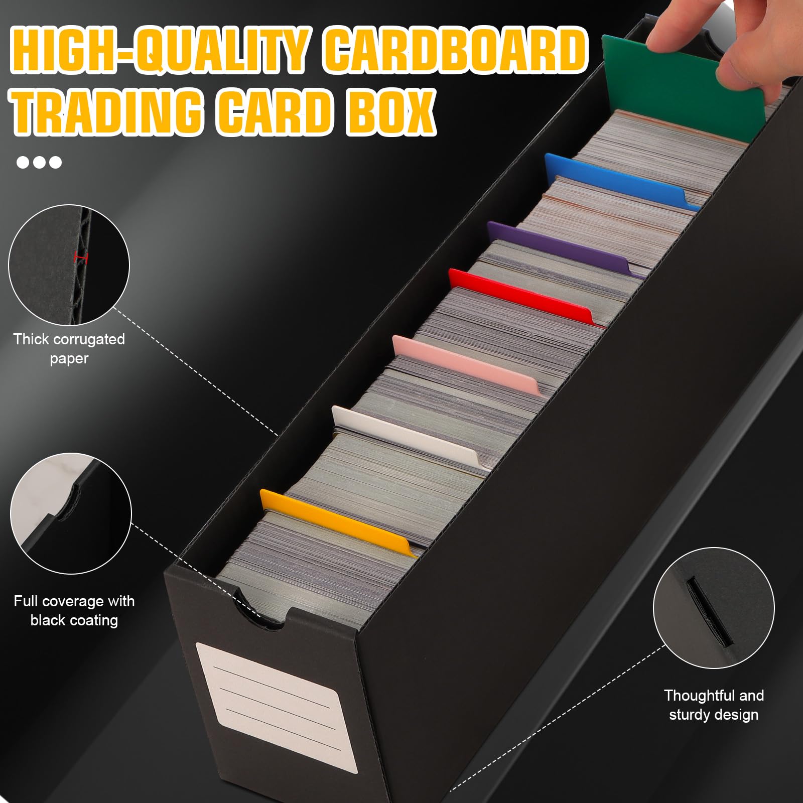 QLOUNI detachable design allows building a custom card box house.