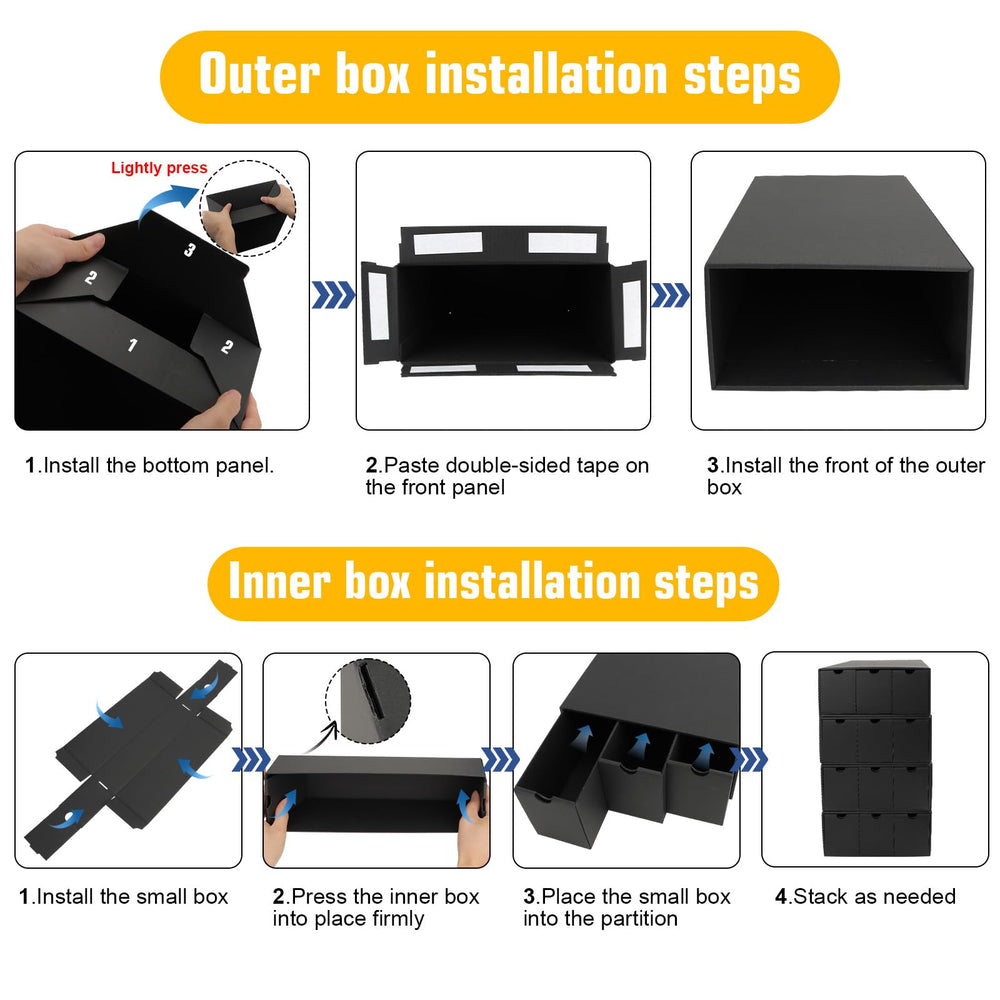 QLOUNI double-sided tapes ensure secure assembly and long-term stability.