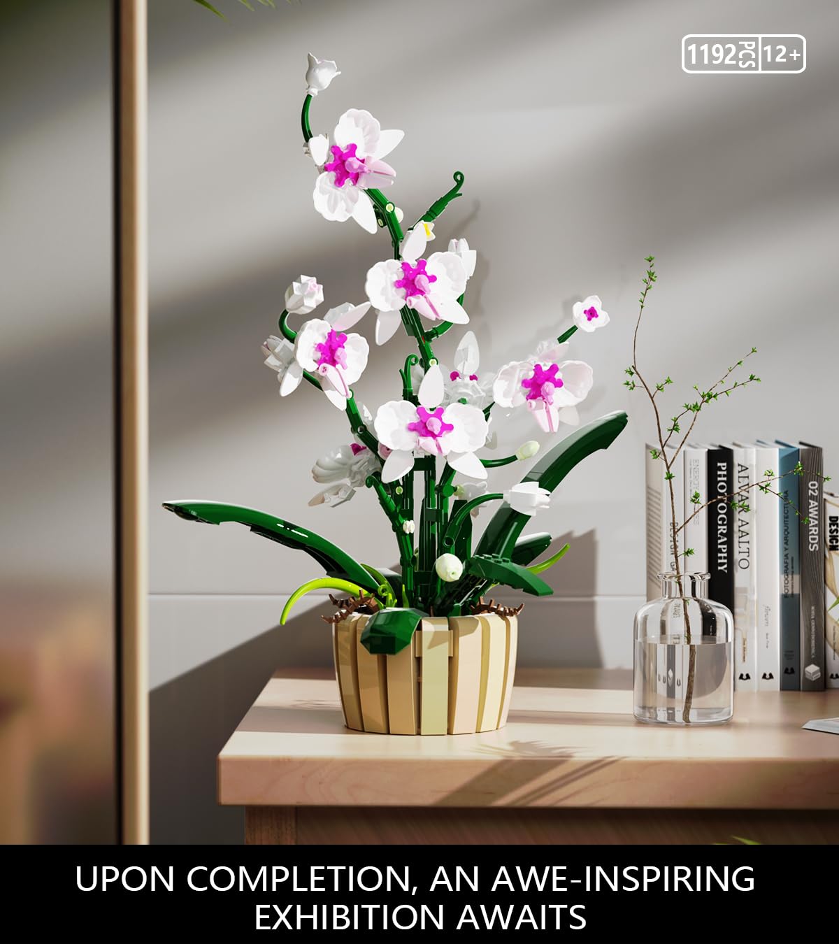 QLT Icons Orchid Building Set bedroom decor for a refreshing accent