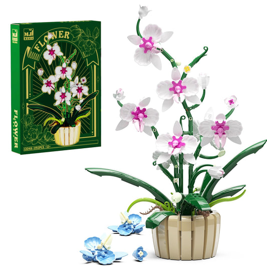 QLT Icons Orchid Building Set bloom option in Aurora colors for elegant home display
