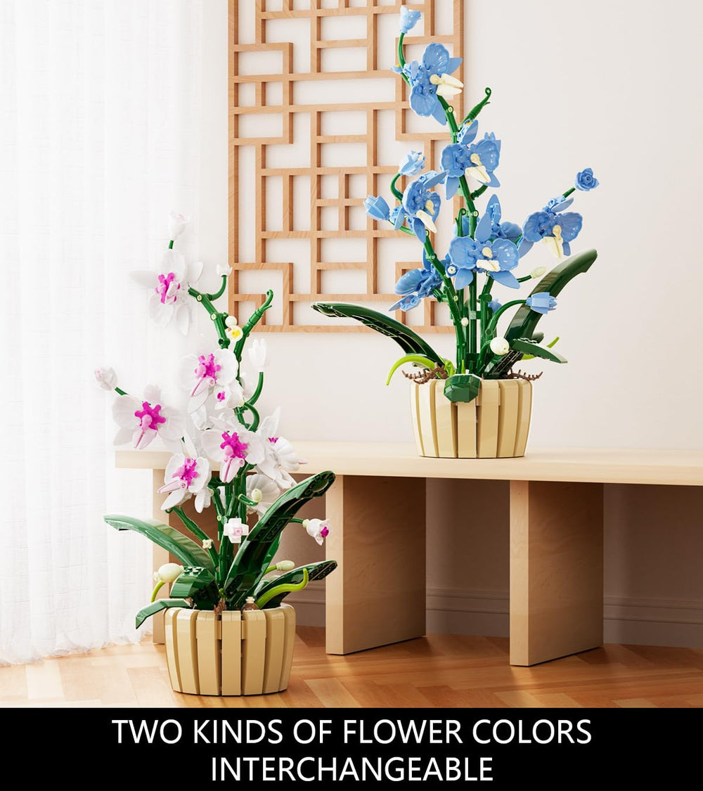 QLT Icons Orchid Building Set ideal as Mother's Day or thoughtful gifts