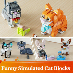 QLT QIAOLETONG cat scenes inspire storytelling and role-play during playtime.