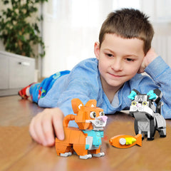QLT QIAOLETONG 773-piece set supports cognitive skills through creative construction.