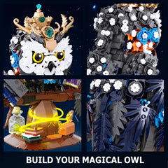 QLT QIAOLETONG owl features light-up elements for magical ambiance in any room.