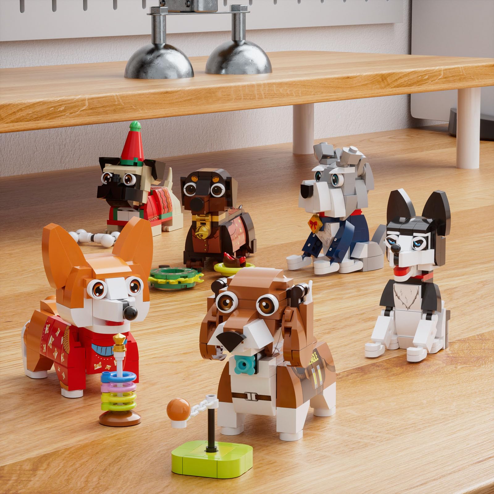 QLT QIAOLETONG lego-compatible image invites blending sets for expanded play.