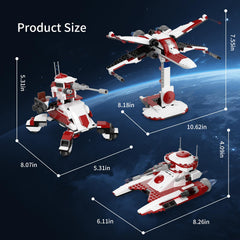 QLT QIAOLETONG display-ready space models on a shelf