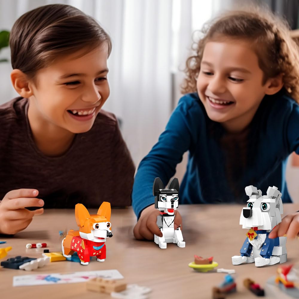 QLT QIAOLETONG imaginative dog scenes image encourages cognitive engagement and planning.