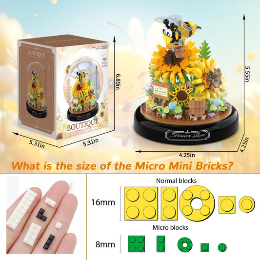 QLT QIAOLETONG animal flowers bonsai build kit fostering creative family time.
