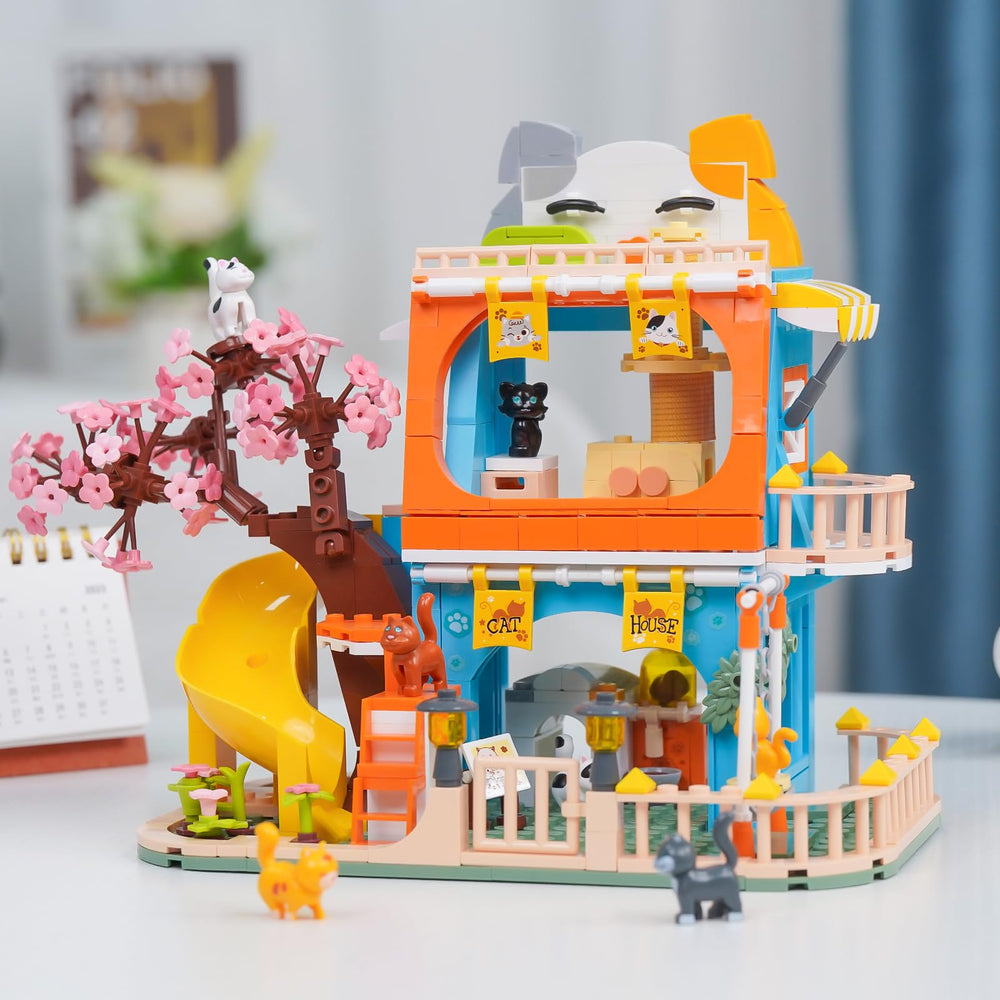QLT QIAOLETONG cat house swing nap spot emphasizes cozy relaxation during play.