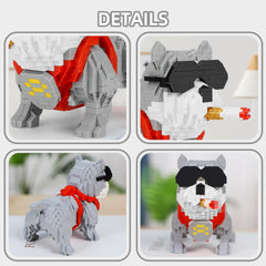 QLT QIAOLETONG colorful puppy building pieces for creative play and learning.