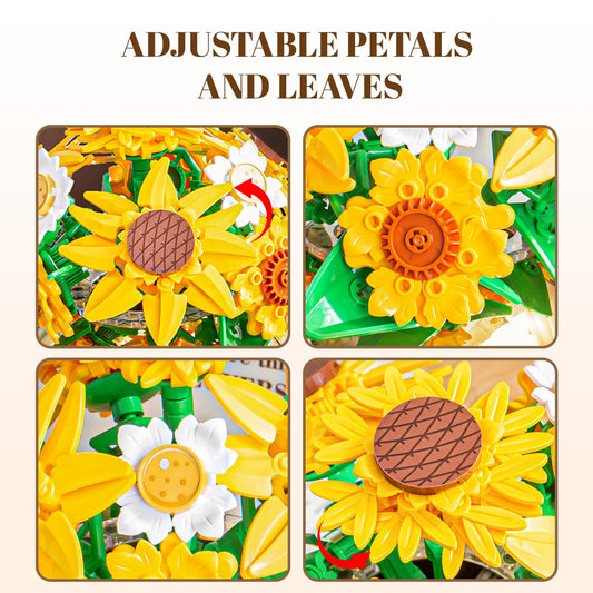 QLT QIAOLETONG Daisy-Sunflower botanical collection boosts creative play