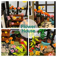 QLT QIAOLETONG Flower House interior with windows and doors supports play.