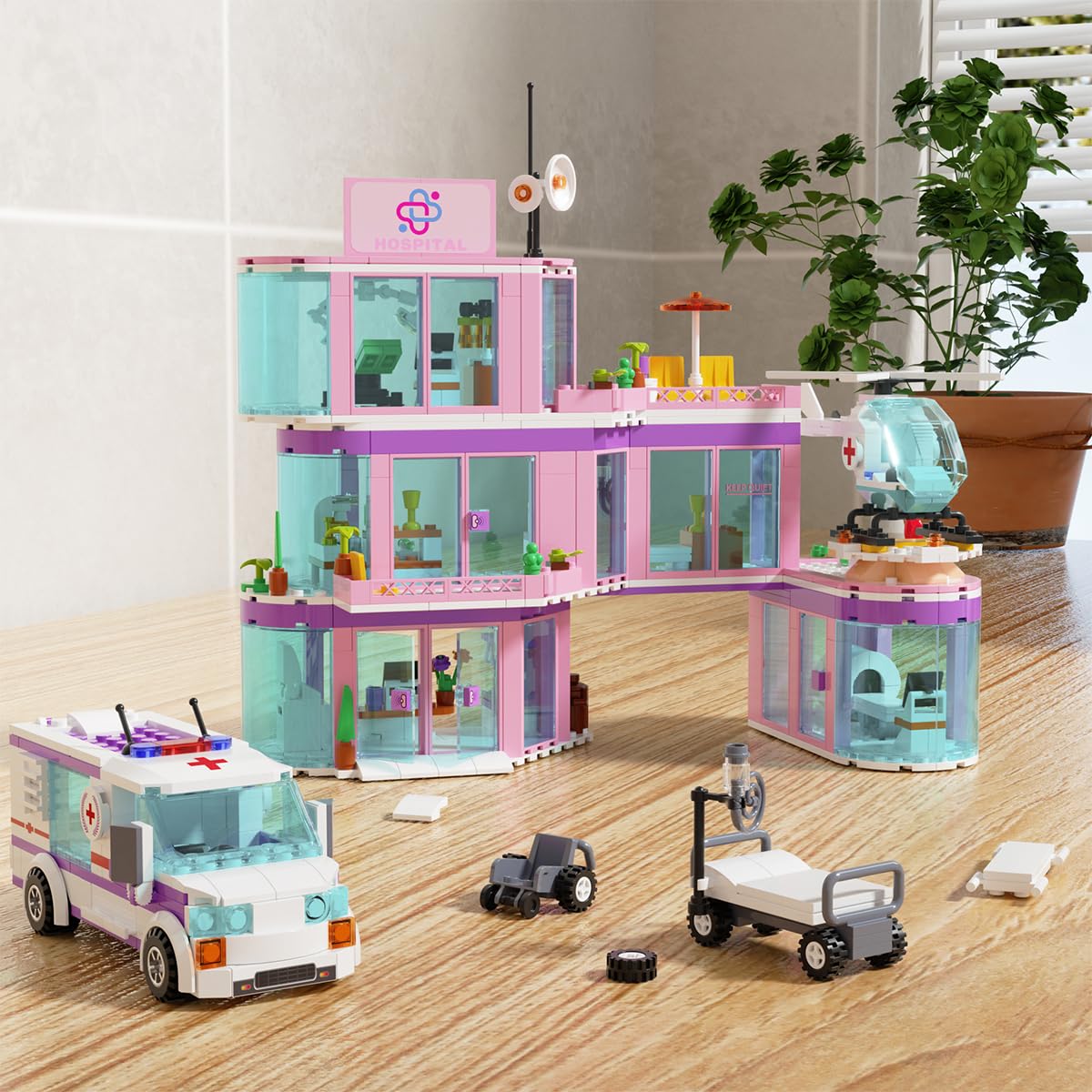 QLT QIAOLETONG detailed pieces set boosts hands on construction skills.