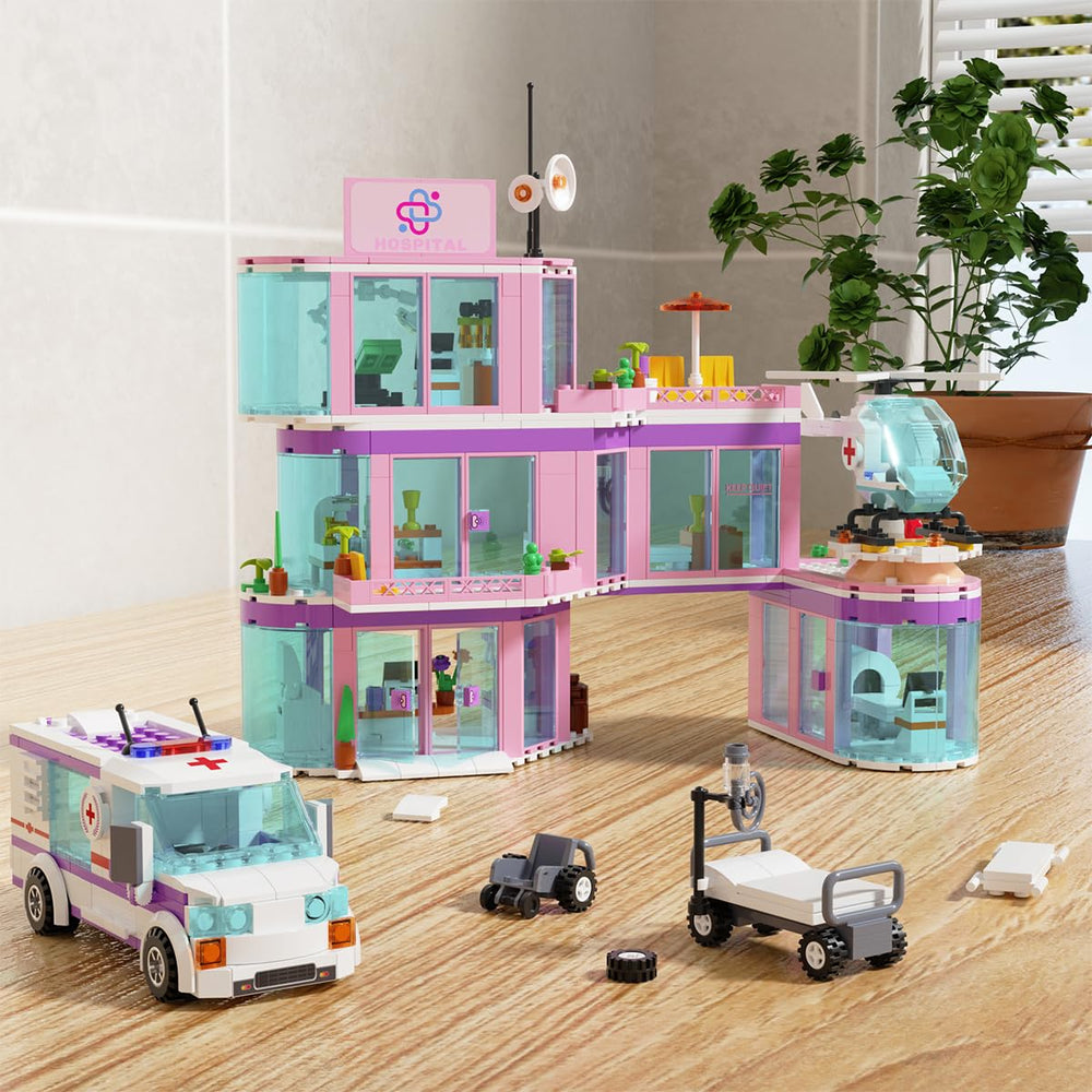 QLT QIAOLETONG detailed pieces set boosts hands on construction skills.