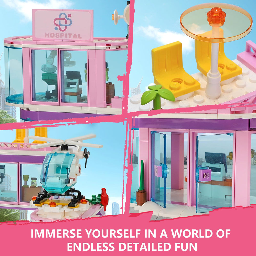 QLT QIAOLETONG emergency room play area sparks quick thinking scenarios.