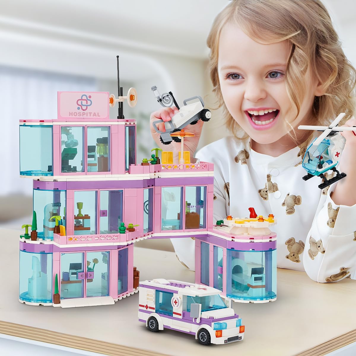 QLT QIAOLETONG MRI scan area inspires imaginative diagnostic role play.