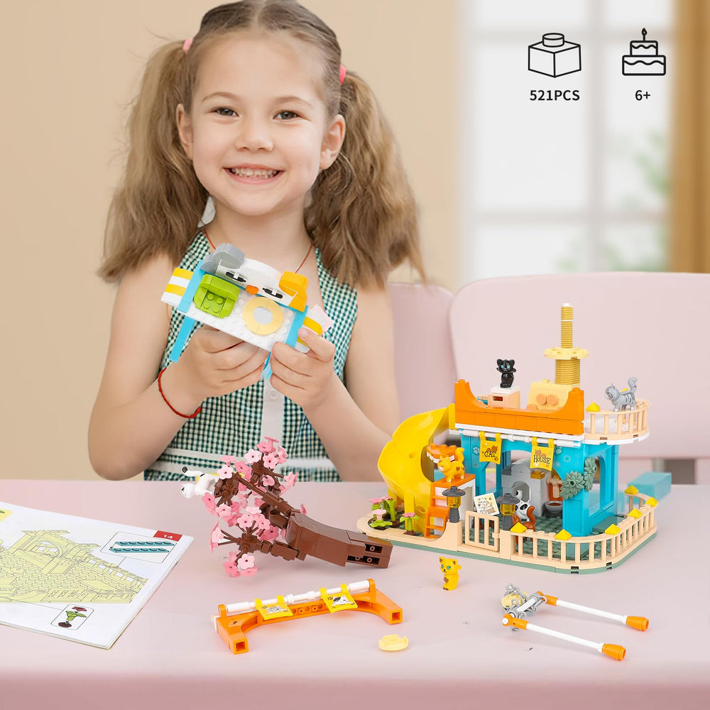 QLT QIAOLETONG friendship house instruction ensures easy build and satisfying display.