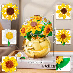 QLT QIAOLETONG Golden-pot flowers become timeless decor accents