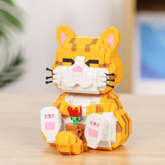 QLT QIAOLETONG tiny bricks held in hand for portable crafting