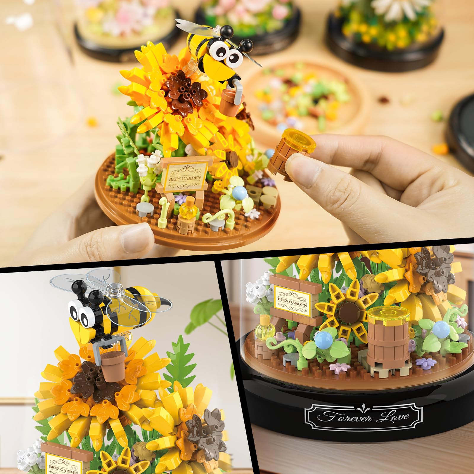 QLT QIAOLETONG never-wilted bouquet for maintenance-free decoration.