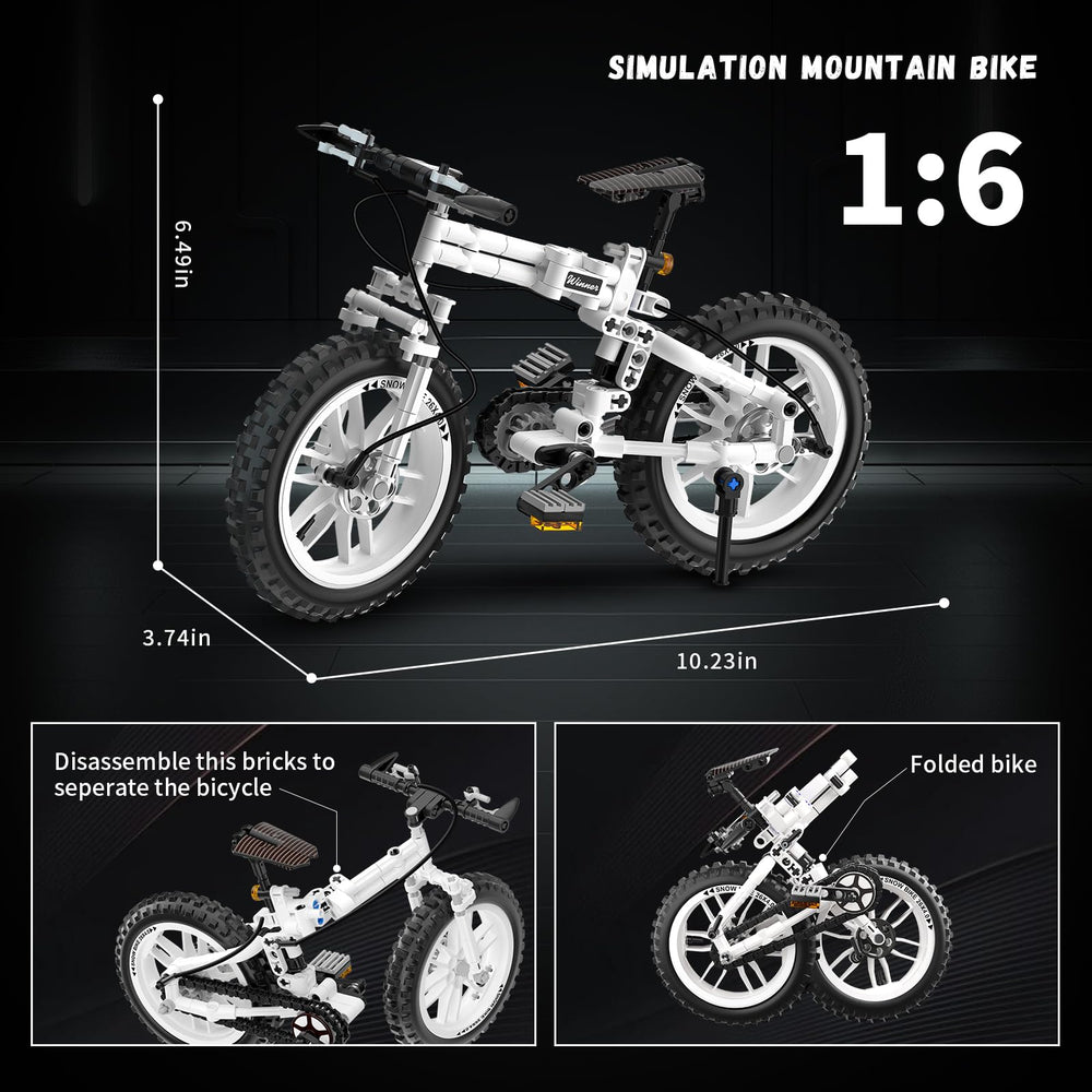 QLT QIAOLETONG stunt bike parts laid out during assembly highlight ABS material quality.
