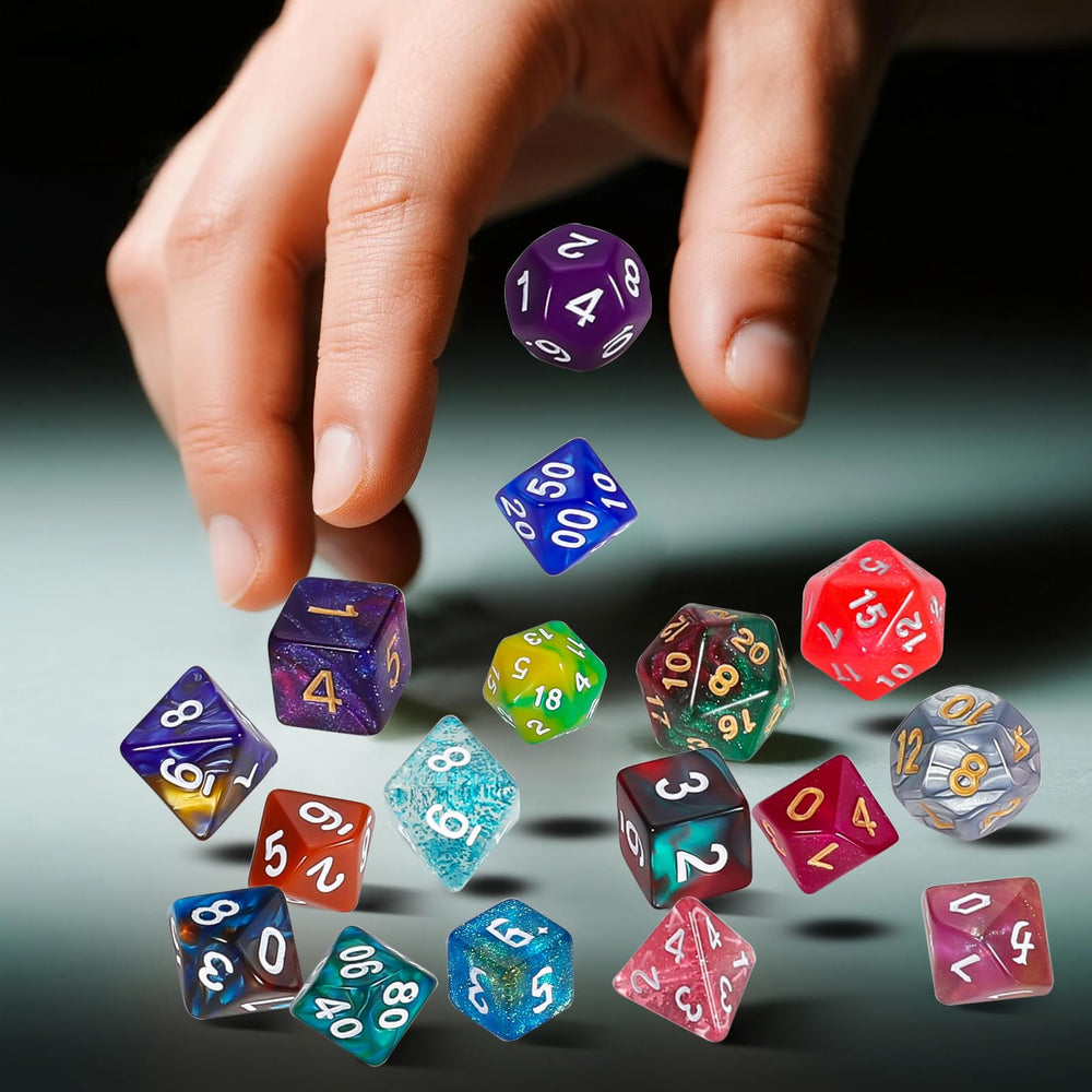 QMay 13 double-color dice sets add visual variety to sessions