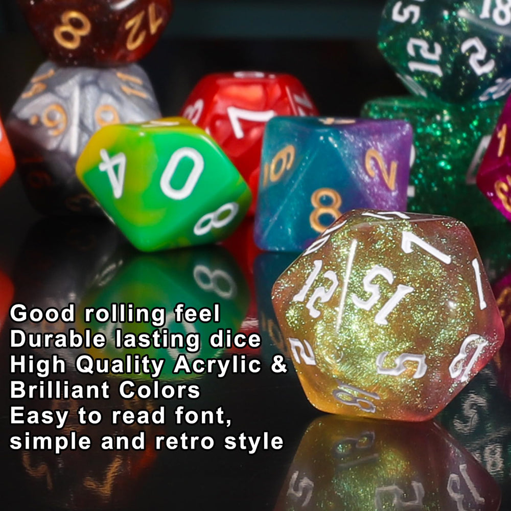 QMay double-color dice highlight color variety for quick identification