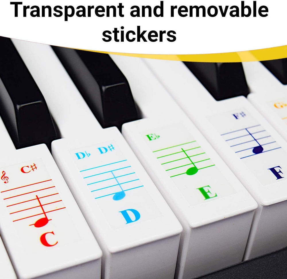 QMG Complete piano lesson kit including stickers and two guide books.