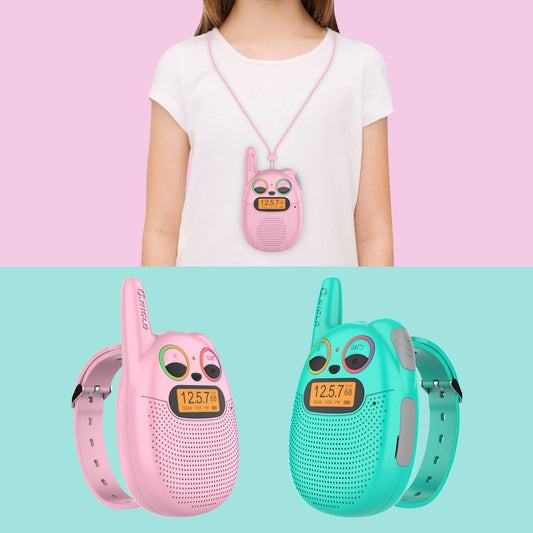 QNIGLO walkie talkie USB charging for easy on-the-go power