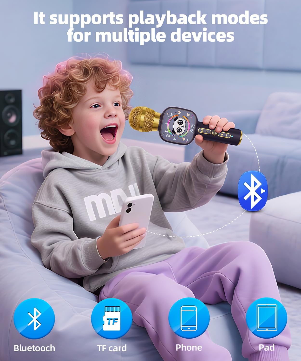 Qnxoat r toy features five voice modes for diverse performances