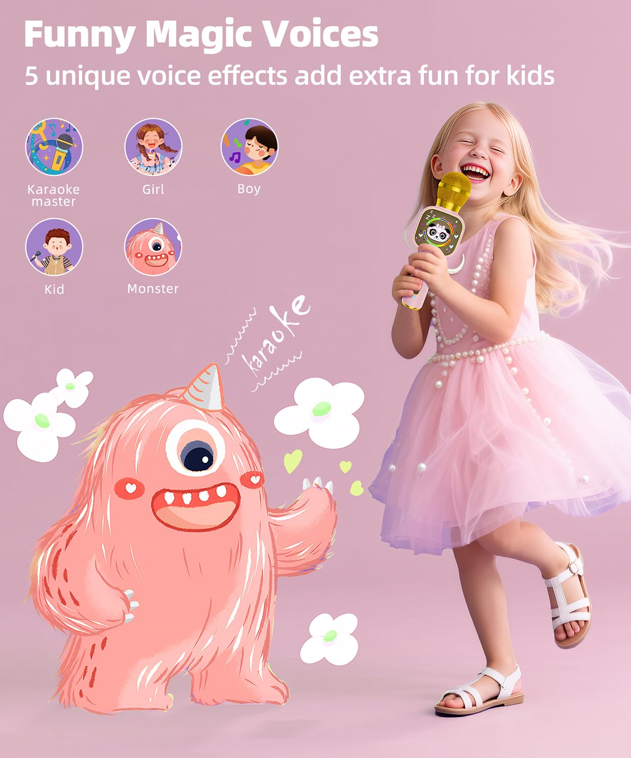 Qnxoat r microphone offers five fun voice modes for creativity